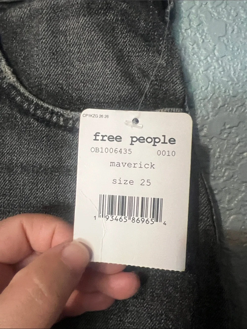 Free People Bailey Fray Hem Denim Mini Skirt NWT Size 25